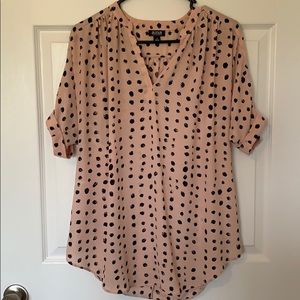 a.n.a printed tunic blouse
